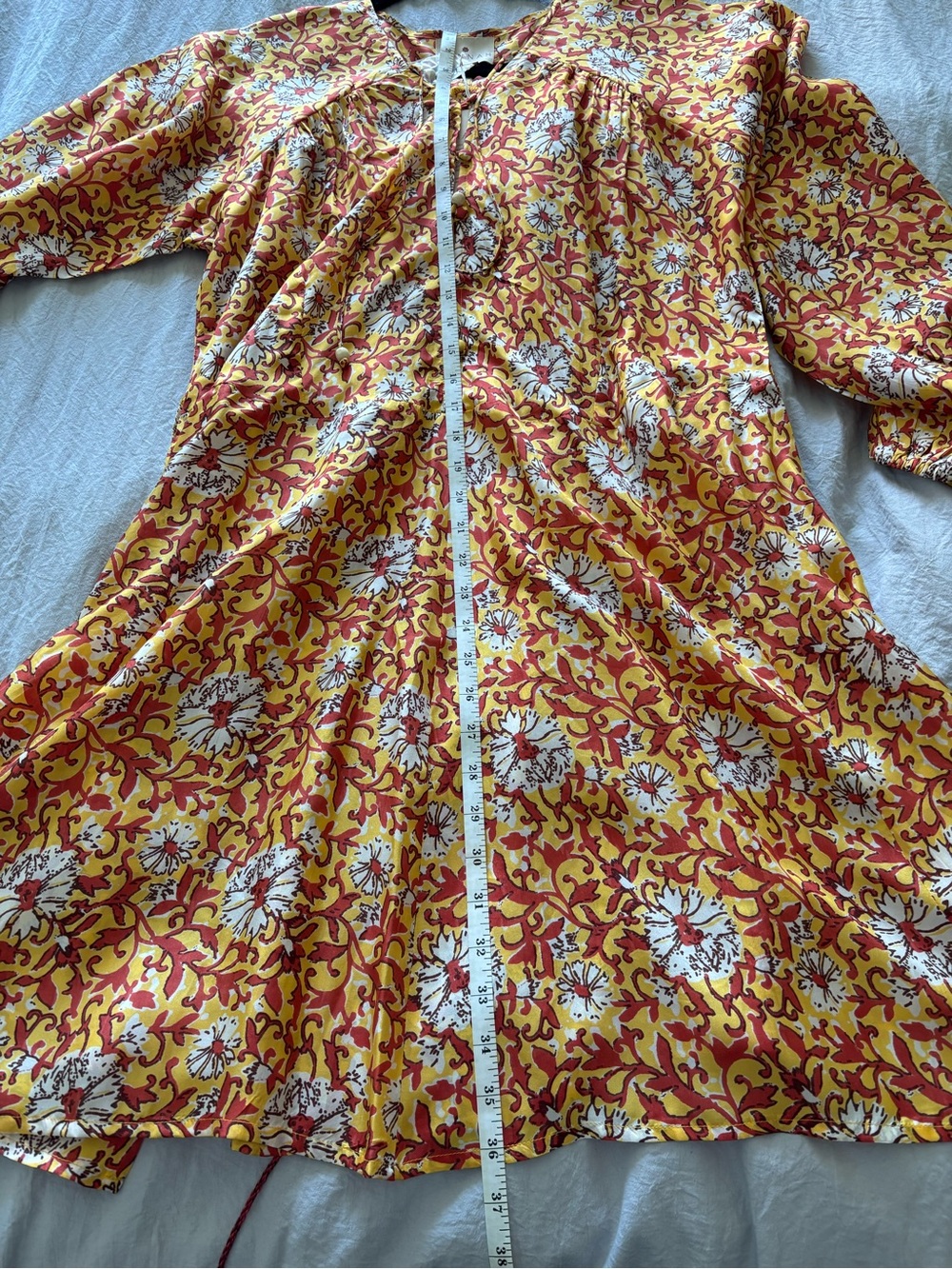 Hannah Art Wear Silk Floral Dress fits size 8-10 - Picture 6 of 9